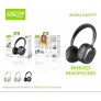 Cascos Bluetooth 5.4, 90 grados giratorios, 40mm, uso 5H,200mAh