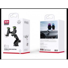 Soporte de coche para dos moviles simultáneamente, 5 uni/paq