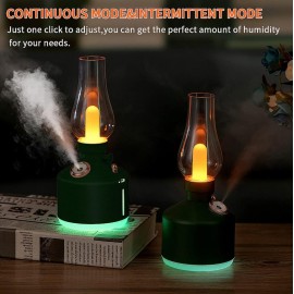 humidificador de aire de batería recargable de 1200 mAh, dos engranajes ajustables