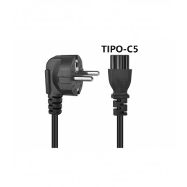 CABLE ALIMENTACION TIPO C5 1.5M, 5 uni/paq