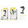 Soporte universal de movil para salpicadero y parasol de coche, Angulo ajustable, para movil 4-7"