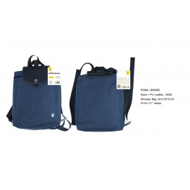 Mochila Nylon+PU, Repelente al agua, Para Portatiles de 11" Max