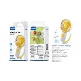 Mini Ventilador de mano con correa, 1 Velocidad, baterias recargable 400mAh