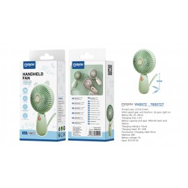 Mini Ventilador de mano con correa, 2 Velocidades, baterias recargable 400mAh