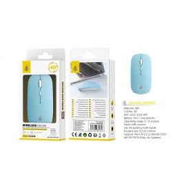 Raton Inalambrico 4D con USB Nano receptor 2.4GHz, 800-1200-1600 DPI, Bateria 1*AA (No inluido)