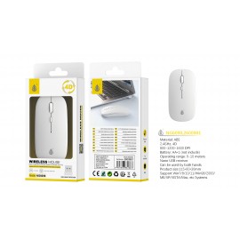 Raton Inalambrico 4D con USB Nano receptor 2.4GHz, 800-1200-1600 DPI, Bateria 1*AA (No inluido)