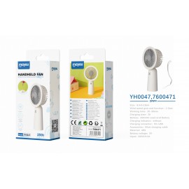 Mini Ventilador de mesa, 1 Velocidad, baterias recargable 250mAh