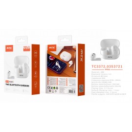 Auriculares TWS Bluetooth 5.4 , Batería (30mAh*2£©Con Estuche Recargable 250mAh