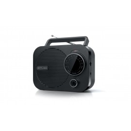 Radio Muse M-055 RB, Portátil, Analógica, FM,MW, 88-108 MHz,