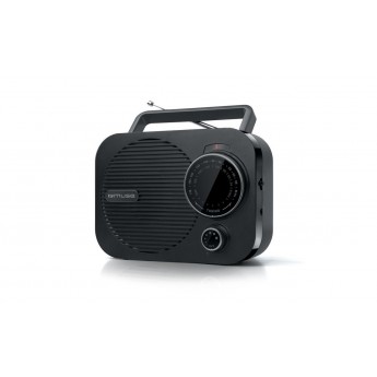 Radio Muse M-055 RB, Portátil, Analógica, FM,MW, 88-108 MHz,