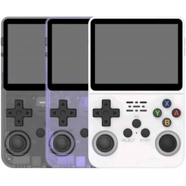 Consola con pantalla IPS de 3.5'', tarjeta TF de 64G, más de 10.000 juegos, con sistema Linux de código abierto