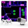 Proyector S40 MAX 4K HD 1080P Bluetooth Android 11 Proyector con 2 Controladores De Juegos Inalámbricos 3000 Juegos Integrados