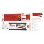 Teclado Español con diseño futbolístico Argentina , 105 keys y ratón 3D 1200 DPI