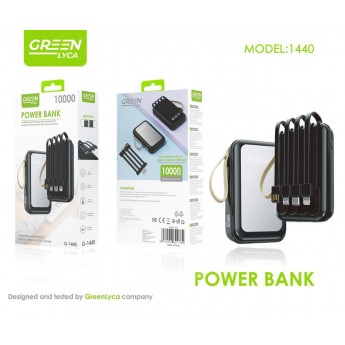 Power bank 10000mAh con cables