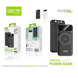 Power bank inalámbrico 10000mAh con cables, PD22.5W+15W
