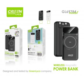 Power bank inalámbrico 10000mAh con cables, PD22.5W+15W