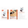 Auriculares TWS BT 5.3, Batería (30mAh*2)Con Estuche Recargable 300mAh,Diseno futbolista