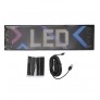 Panel de Matriz de Señal LED Programable,19.2X89.8cm, 5V/2A, Text/Gallery/DIY/CLOCK, Remoto control, etc