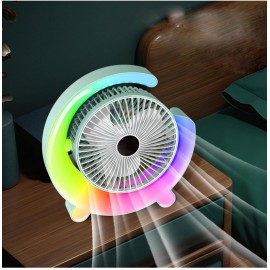 Ventilador de mesa con pantalla LED, uso 270 mini, 1800mAh, , 3 modos