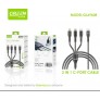 Cable 3 in 1, 60W, 125cm