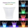 Cubo de hielo LED con aislamiento de doble pared 7L, con altavoz