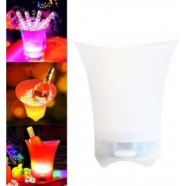 Cubo de hielo LED con aislamiento de doble pared 7L, con altavoz