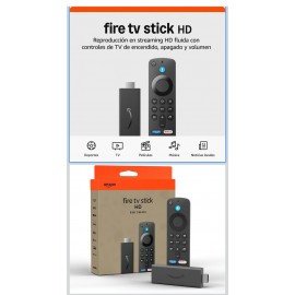 Fire TV Stick HD, deportes/TV/Películas/Múscia/Noticias locales