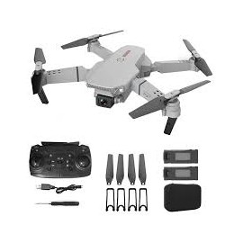 Drone W8 control remoto 2cámara, Alcance 80-100m, iOS/Android, Frecuencia 2.4GHz
