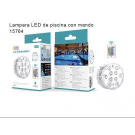 Lámpara Led de piscina con mando