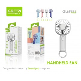 Ventilador de mano 500mAh, uso 60 minutos, 5uni/paq