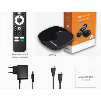 TV Box Android 4K HDR V96 Android TV