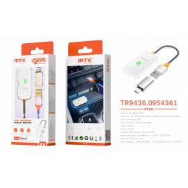 Adaptador inalambrico Carplay/Android-auto de coche, Bluetooth 5.2