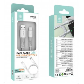 CABLE DE CARGA RÁPIDA TYPE-C 18W 3M