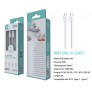 ABLE DE TELA TRENZADO TYPE-C TO TYPE-C PARA SERIES IPHONE 15 60W 2M