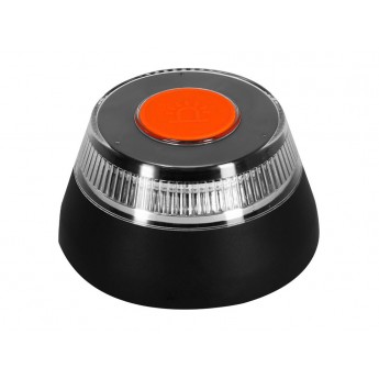 Luz emergencia magnetica V16 para coche, homologada DGT, hasta 12/2038, geolocalización, uso máxima 6 horas, IP 54