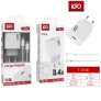 Cargador PD 20W, 3.4A con cable Type-C a Type-C, 12uni/paq