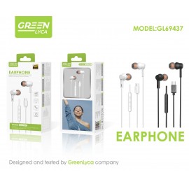 Auriculares con cable Type-C con microfono,1.2M