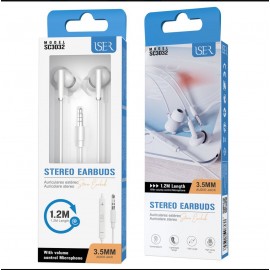 Auriculares con cable jack 3.5mm con micrófono