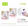 Lámpara UV de uñas, 20W, 2 en 1