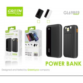 Power Bank con cable 10000mAh, PD 22.5W
