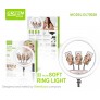 Aro de luz 22", 3 modos, con mando