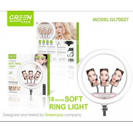 Aro de luz 18", 3 modos， con mando