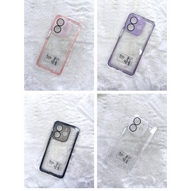 Funda transparente + protector de cámara 铝合金按键 iPhone 13 Pro Max