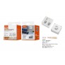 Regleta 2500W con 2 enchufe+2USB-A+Type-C PD, 5en 1, para iPad, secador de pelo, power bank, etc