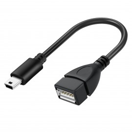 Cable Mini USB a OTG, 20cm