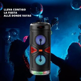 Altavoz DG-1069, Karaoke, Luz RGB, 800W, Pendrive, Micro TF, Radio, MP3, Mando a Distancia (no está incluido en porte gratis)