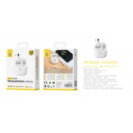 Auriculares Bluetooth TWS Vorath (30mAh*2) con estuche cargable(320mAh), Soporta mano libre