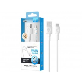 Cable De Datos Usb Para Type-C, 3A, 2M, 12un/paq