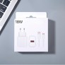 Cargador Power 18W con cable USB a Type-C, 6uni/paq