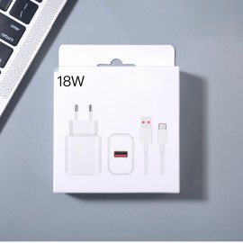 Cargador Power 18W con cable USB a Type-C, 6uni/paq